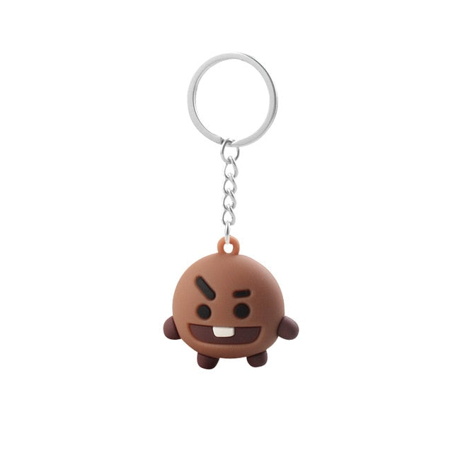 Band Member Personalized Cute Cartoon Keychains For Women Men Jewelry Key Chain Bag Car Pendant