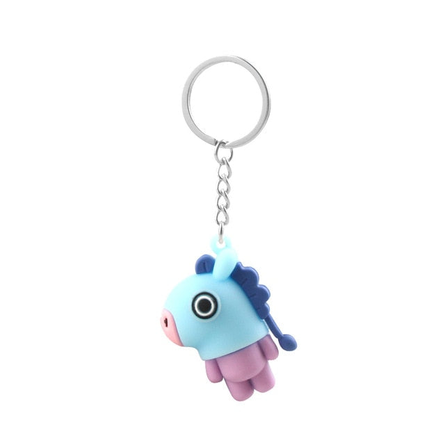 Band Member Personalized Cute Cartoon Keychains For Women Men Jewelry Key Chain Bag Car Pendant